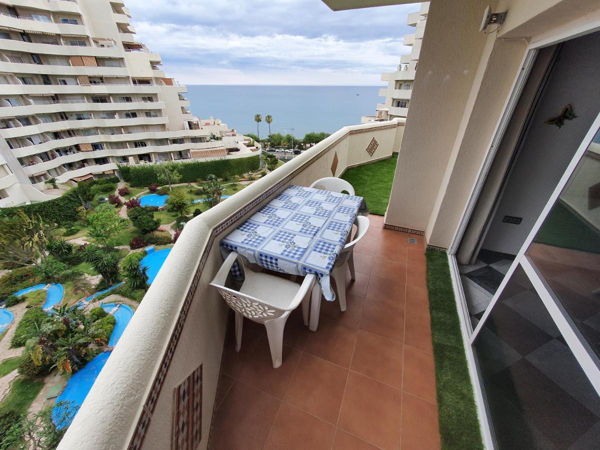 Benalbeach. Espectacular terraza, vistas al mar. Benalmádena Exterior foto